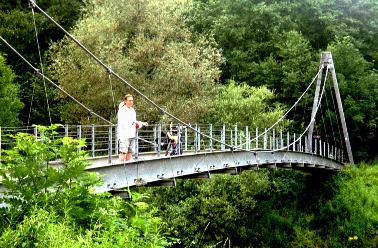 A steel bridge near Weieren